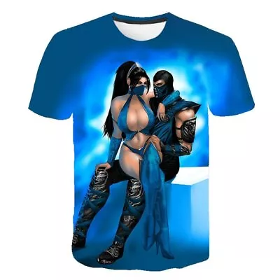 Buy Mortal Kombat T Shirt Unisex Casual Short Sleeve Game T Shirt Streetwear • 13.91£