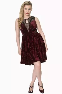 Buy Banned Apparel Shadow Angel Gothic Dress RRP £39 SALE! • 17.99£