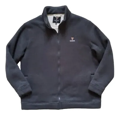 Buy GUINNESS Fleece Jacket Mens 2XL Charcoal Thick Lining - Warm • 34.95£