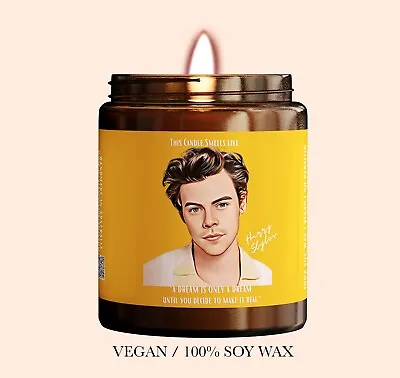Buy Smells Like Harry Styles Candle, Harry Styles Gift, Merch, Tobacco Vanilla 225g • 22.13£