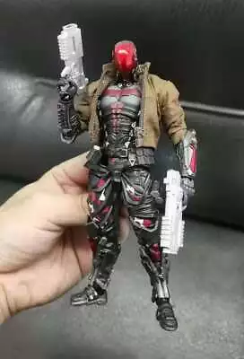 Buy 1/12 Red Hood Batman Arkham Knight Jacket Clothes For 6  Figure Toy Accessories • 37.06£