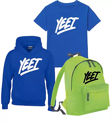Buy YEET Kids Hoody LazarBeam Merch Gaming Boys Girls T-Shirt Bag Youtuber Gamer Tee • 8.99£