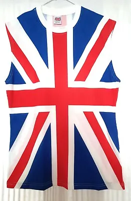 Buy Union Jack Men T-Shirts, GB T-SHIRTS 100% COTTON, Sleeveless T.SHIRT  • 7.95£