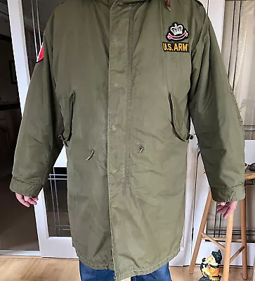 Buy Genuine Vintage US Army M51 Fishtail Parka With Liner And Hood 41  • 220£