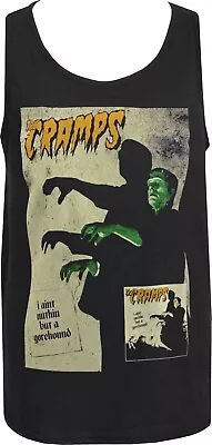 Buy The Cramps Mens Psychobilly Tank Top Gorehound Album Frankenstein Horror Garage • 22.50£