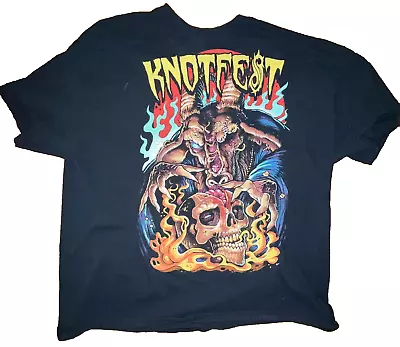 Buy Knot Fest Oct0ber 25-26~slipknot/danzig~anthr~concert Double Sided T-shirt (2xl) • 33.07£
