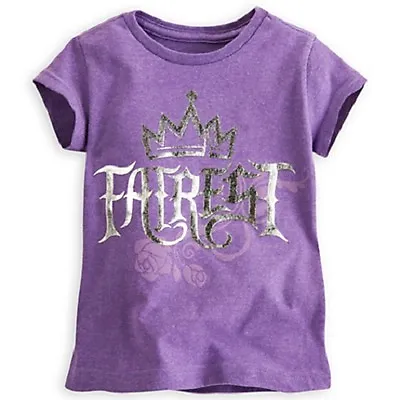 Buy Disney Store Descendants Evil Queen FAIREST Girls T Shirt Size XS 4 M145 NWT • 11.80£