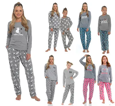 Buy Jersey Cotton Pyjamas Ladies Girls Womens Novelty Mum Daughter Matching Sizes • 20.99£