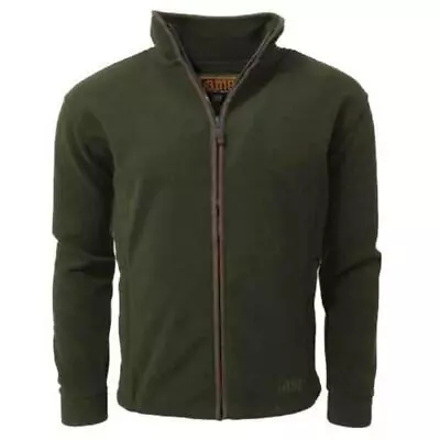 Buy Mens Game Stanton Fleece Jacket - Forest Green • 34.62£