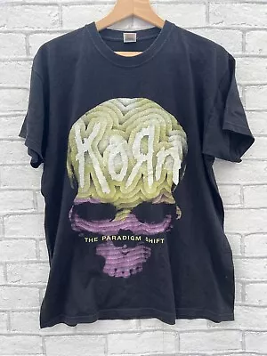 Buy Korn T-Shirt The Paradigm Shift European Tour 2014 Black XL • 17.99£