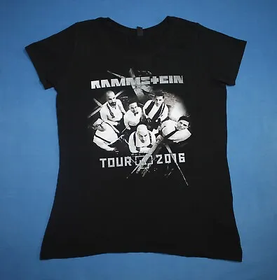 Buy Rammstein Shirt Festival Tour 2016 Industrial Metal Band Women's Tee Medium • 72.77£