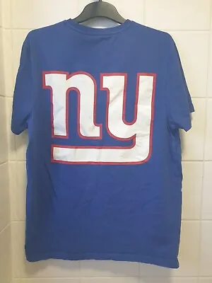 Buy Mens Blue XL T-shirt New York Giants NFL American Football NY Back Print 44  • 11.90£