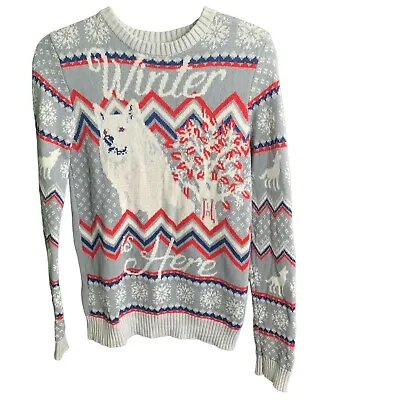 Buy Game Of Thrones Ugly Christmas Sweater Girls Small Winter Is Here Fair Isle Knit • 14.74£