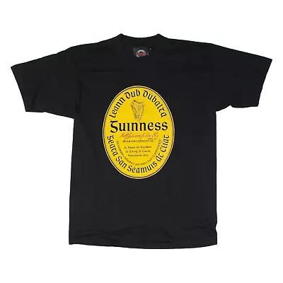 Buy GUINNESS Mens T-Shirt Black M • 9.99£