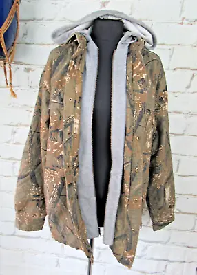 Buy Faded Glory Hunting Camouflage M65 Style Hooded Jacket Size Small 34-36  • 20£