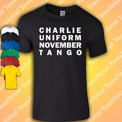Buy Charlie Uniform November Tango T Shirt | Mans Funny Rude Offensive Unisex Gift • 16.99£