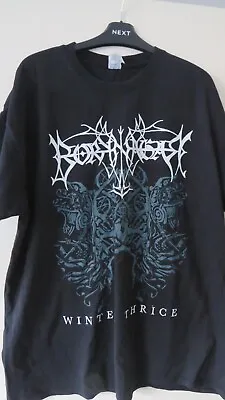 Buy Official Borknagar T-shirt - Black, Size Xl - Norwegian Black Metal - Rare! • 24.95£