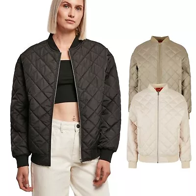 Buy Urban Classics Ladies - Oversized Quilted BOMBER Jacket • 64.90£