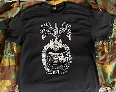 Buy Nokturne BattleTank Badge Black Metal T Shirt Size XLarge , Absurd ,Sodom, • 27.40£