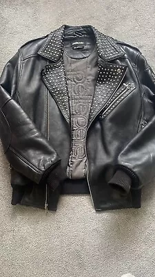 Buy Pelle Pelle Leather Studded Jacket Size 44” • 180£