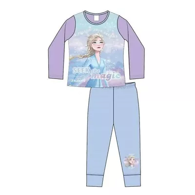 Buy Kids Frozen 2 Pyjama Girls Frozen Set Disney  PJs New**Z01_34389 • 6.50£