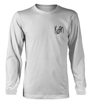 Buy Korn Requiem Logo Pocket White Long Sleeve Shirt NEW OFFICIAL • 26.89£