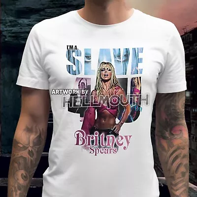 Buy Britney Spears SLAVE 4 U T-shirt - Mens & Women Sizes S-XXL Retro Era Video Art • 15.99£