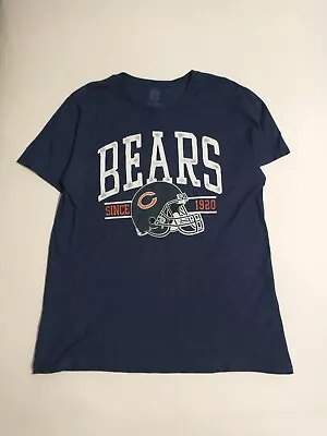 Buy CHICAGO BEARS Men's Blue Retro American Football T-Shirt NFL Distressed Size M • 9.99£
