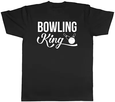 Buy Bowling King Mens T-Shirt Tee • 8.99£