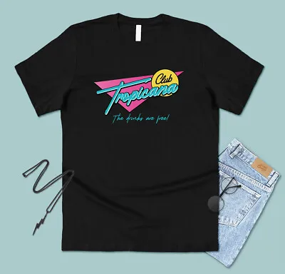 Buy Club Tropicana T-shirt Tee Funny 80's Fancy Dress Party Retro Music George Neon • 9.99£