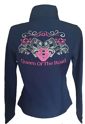 Buy Queen Of The Road V8 Softshell Jacket Lorry Trucking Gift Present Female Clothes • 49.99£