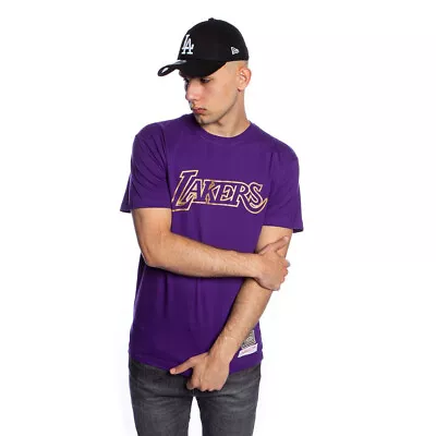 Buy Mitchell & Ness Medium T-shirt Los Angeles Lakers Purple Midas Tee • 18.99£