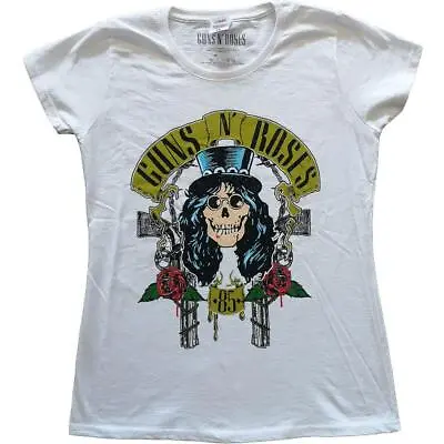 Buy Official Licensed - Guns N Roses - Slash 85 Womens Fitted T Shirt Metal Rock • 16.99£