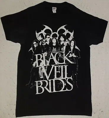 Buy BLACK VEIL BRIDES Size Small Black T-Shirt • 10.21£