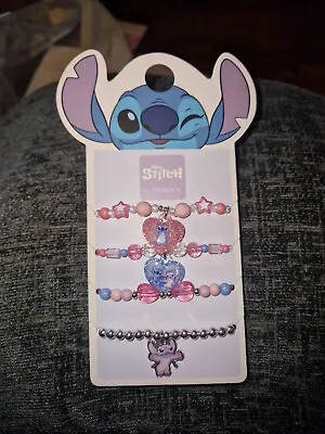 Buy Disney Lilo And Stitch 4 Piece Bracelet Set • 9.99£