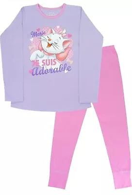 Buy Girls Pink & Purple DIsney Aristocats Pyjamas From Age 4-5, 5-6, 7-8, 9-10 Years • 12.99£