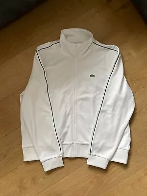 Buy Lacoste Paris Pique Track Jacket White XXXL • 0.99£