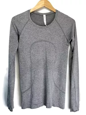 Buy Lululemon Swiftly Tech Long Sleeve Shirt Slate Gray Heather Women's 6 • 33.11£