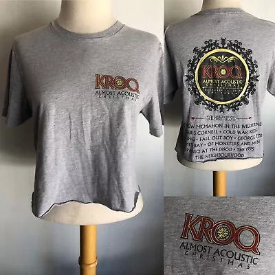Buy KROQ ALMOST ACOUSTIC XMAS (2015) Official Chris Cornell Crop Top T-Shirt Medium • 27.46£