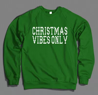 Buy Christmas Vibes Only Mens Funny Ugly Xmas Sweater  • 24.99£