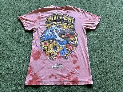 Buy Sullen Sublime Band Pink Tie Dye Tee Shirt Size S Petite • 18.90£