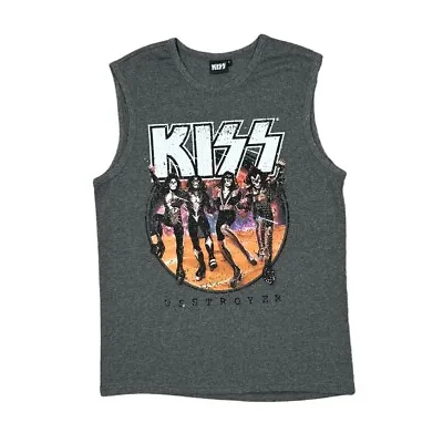 Buy KISS (2022)  Destroyer  Graphic Hard Rock Glam Metal Band Vest T-Shirt Medium • 13.60£