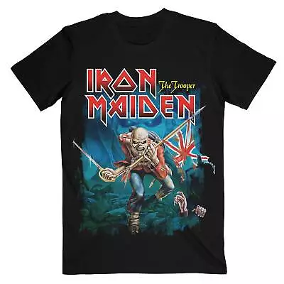 Buy Iron Maiden Unisex T-Shirt: Trooper Eddie Large Eyes OFFICIAL NEW  • 19.91£
