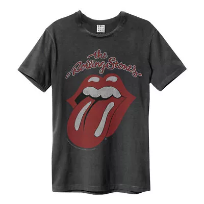 Buy Amplified Unisex Adult Vintage Tongue The Rolling Stones T-Shirt GD389 • 31.59£