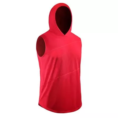 Buy Men Sport Tops Sleeveless Hoodie Tank Tops Gym T-Shirt Vest Fitness Workout Tops • 10.16£