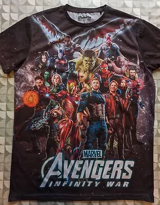 Buy Mens Marvel Avengers Infinity War T Shirt Size Large Slim Fit T Shirt  • 10£