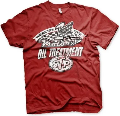 Buy STP Oil Treatment Distressed T-Shirt Tango-Red • 26.91£