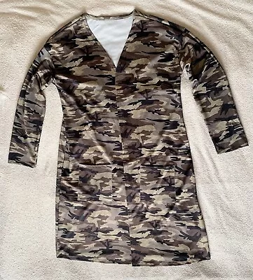 Buy Ladies Camouflage Long Lightweight Jacket  Size XL Brand New • 4.99£