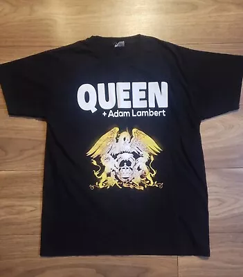 Buy Queen Adam Lambert T Shirt Adult Medium Black 2017 Uk Rhapsody Tour  • 22£