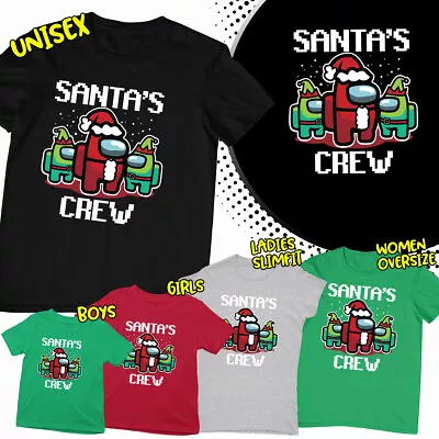 Buy Funny Elf Santa Claus Grinch Tree Xmas Gift Family Christmas T Shirt #MC490 • 6.99£
